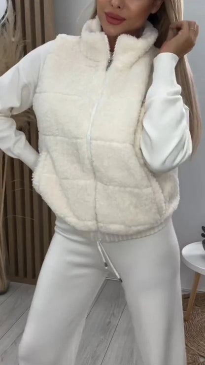 3 pieces gilet chaud