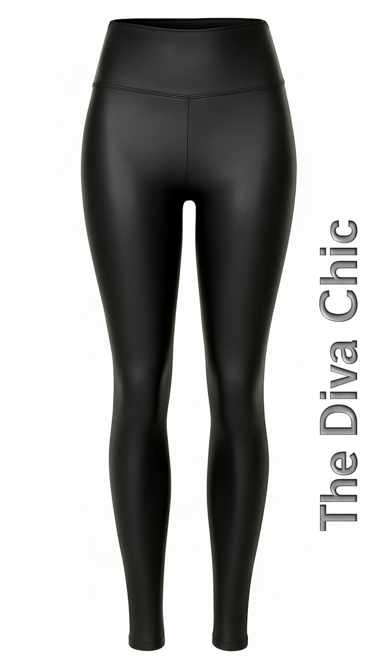 ESMERALDA | Legging Simili Cuir Taille Haute